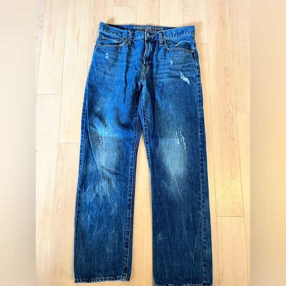 American 🦅 Eagle Jeans Relaxed Straight 31x32 - Picture 2 of 10